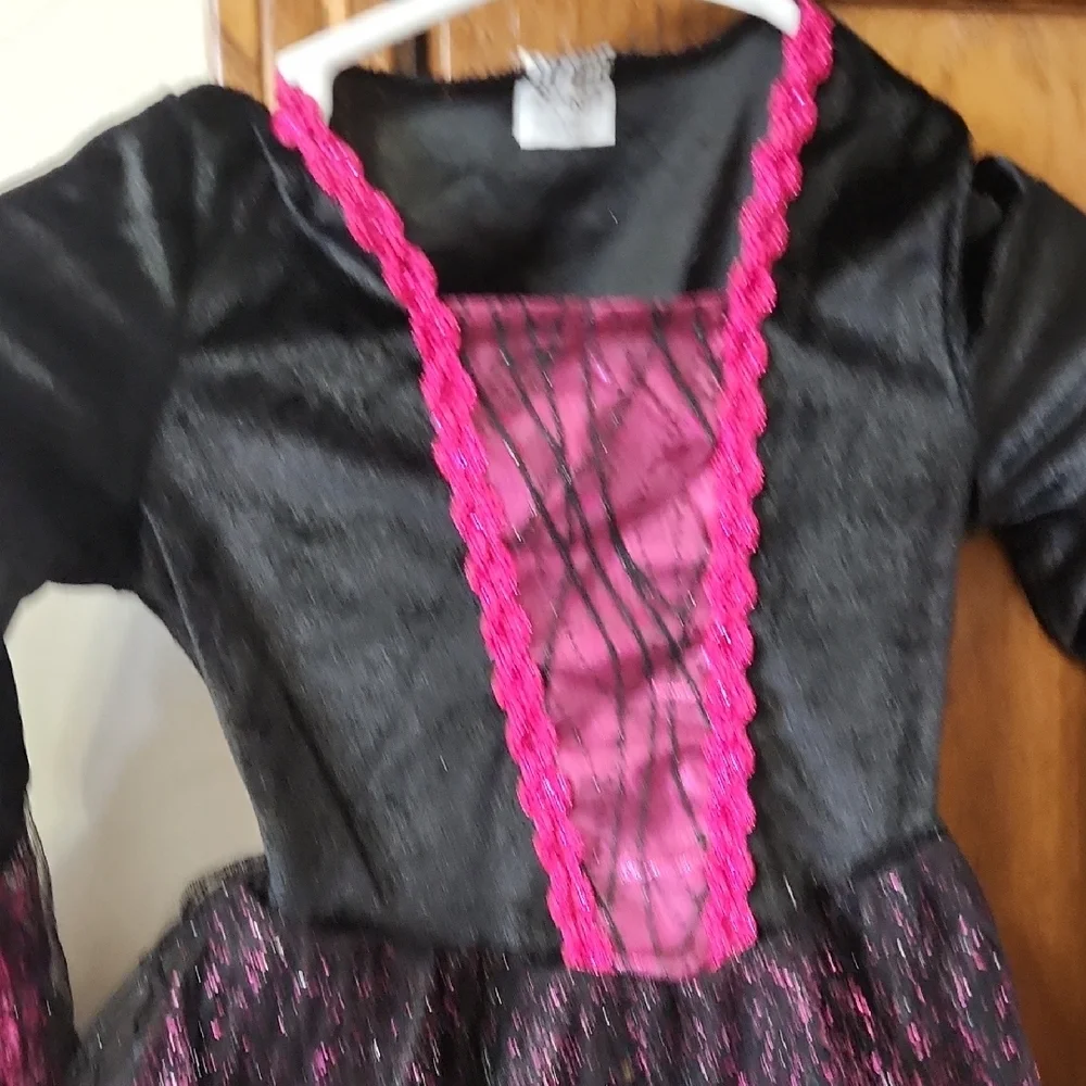 Spirit Shimmer Witch Costume for Kids - Pink and Black - Picture 6 of 8